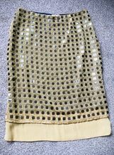 Load image into Gallery viewer, Beautiful Retro Gold Skirt by Finery
