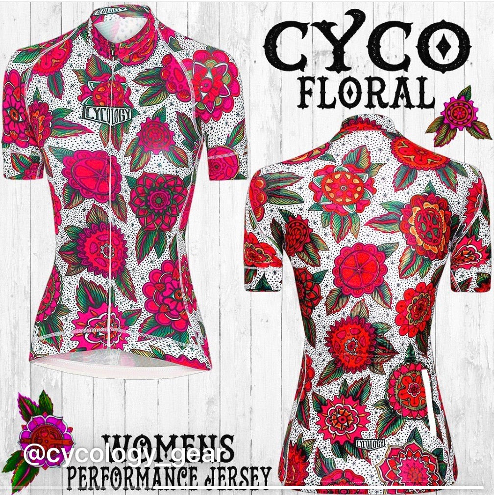 NEW DESIGN: Cycology gear Cyco Floral Women’s Jersey