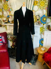 Load image into Gallery viewer, Rare Vintage Hard Leather Stuff Goth Maxi Coat
