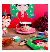 Load image into Gallery viewer, Frida Cup &amp; Flower Saucer Set
