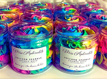 Load image into Gallery viewer, Whipped Soaps -Unicorn Rainbow Sparkles
