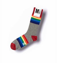 Load image into Gallery viewer, Quirky Mr D London Socks - Design Rainbow
