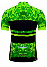 Load image into Gallery viewer, Cycology Quality Men&#39;s Relaxed Fit Jersey - Design Geometric Lime
