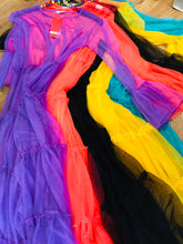Load image into Gallery viewer, Iltokoni Designer Rainbow Chiffon Maxi Dress
