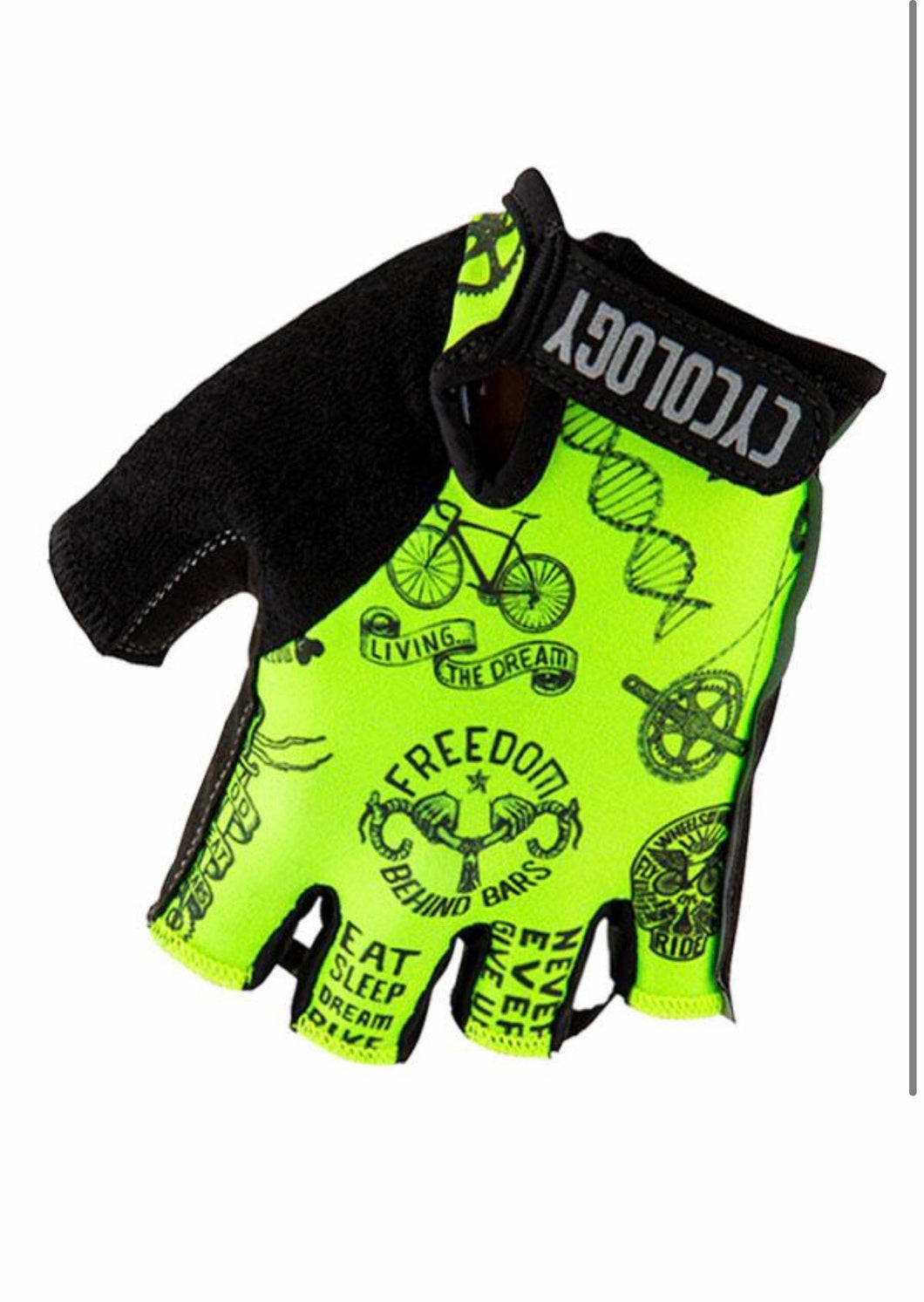 Cycology Quality Unisex Short-Fingered Cycling Gloves - Design Velosophy