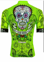 Load image into Gallery viewer, Cycology Quality Men&#39;s Jersey - Design Day of the Living Lime
