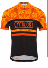Load image into Gallery viewer, Cycology Quality Men&#39;s Relaxed Fit Jersey - Design Geometric Orange
