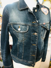 Load image into Gallery viewer, Miss Sixty Vintage Customised ‘Day of the Dead’ Denim Jacket
