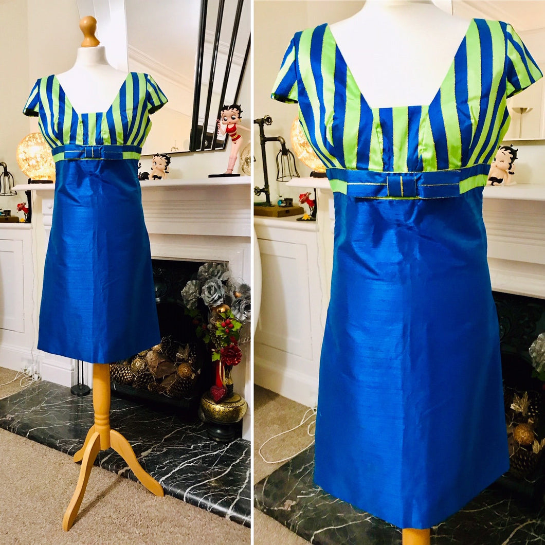 Vintage Silk Dress Size 10/12