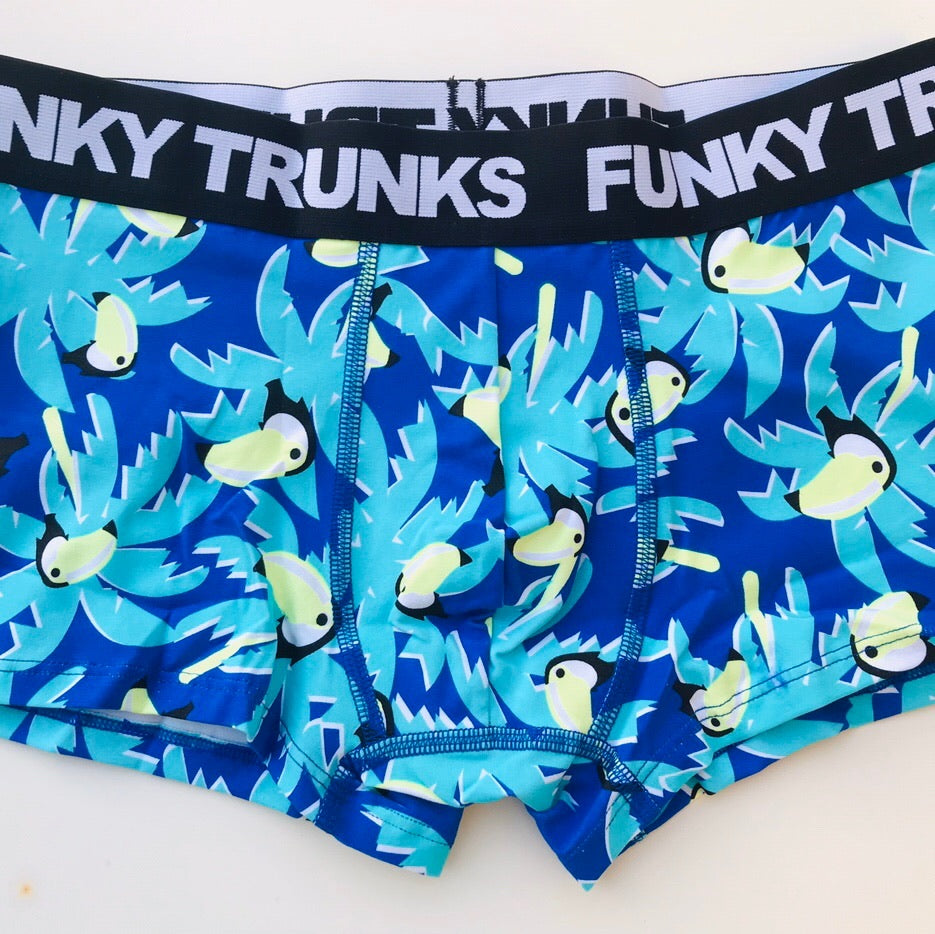 Quirky Mens Boxers Underwear. Design - Bird Brain