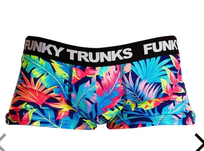 Funky Trunks Men’s Boxers. Design: Palm Off