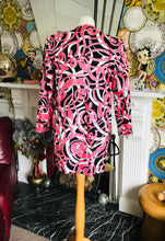 Load image into Gallery viewer, French Pink &amp; Black Classic long line jacket
