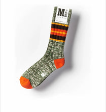Load image into Gallery viewer, Quirky Mr D London Chunky Rib Socks - Design Block Stripe

