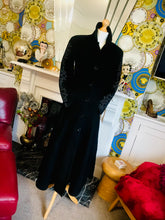 Load image into Gallery viewer, Rare Vintage Hard Leather Stuff Goth Maxi Coat
