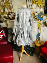Load image into Gallery viewer, Avant Garde Designer ‘Creare’ Silver ‘paper’ Dress
