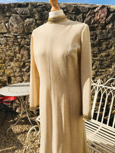 Load image into Gallery viewer, Vintage 1950s Long Sleeved Fitted Maxi Evening Dress, Size 14/16
