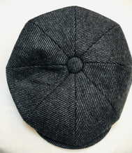 Load image into Gallery viewer, Authentic Peaky Blinders Newsboy Cap in Dark Charcoal
