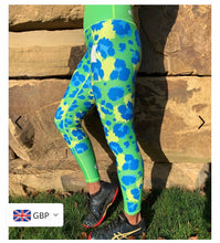 Load image into Gallery viewer, Element Karbon - Be Seen Green Active wear Leggings
