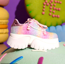Load image into Gallery viewer, Rainbow Chunky Trainers
