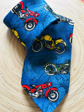Load image into Gallery viewer, Vintage Motor bike Tie
