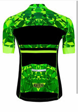 Load image into Gallery viewer, Cycology Quality Men&#39;s Jersey - Design Geometric Lime

