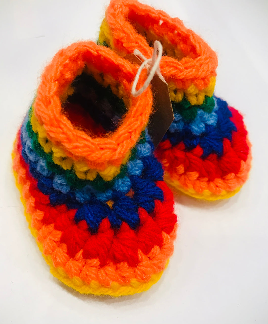 Quirky Baby Rainbow Booties