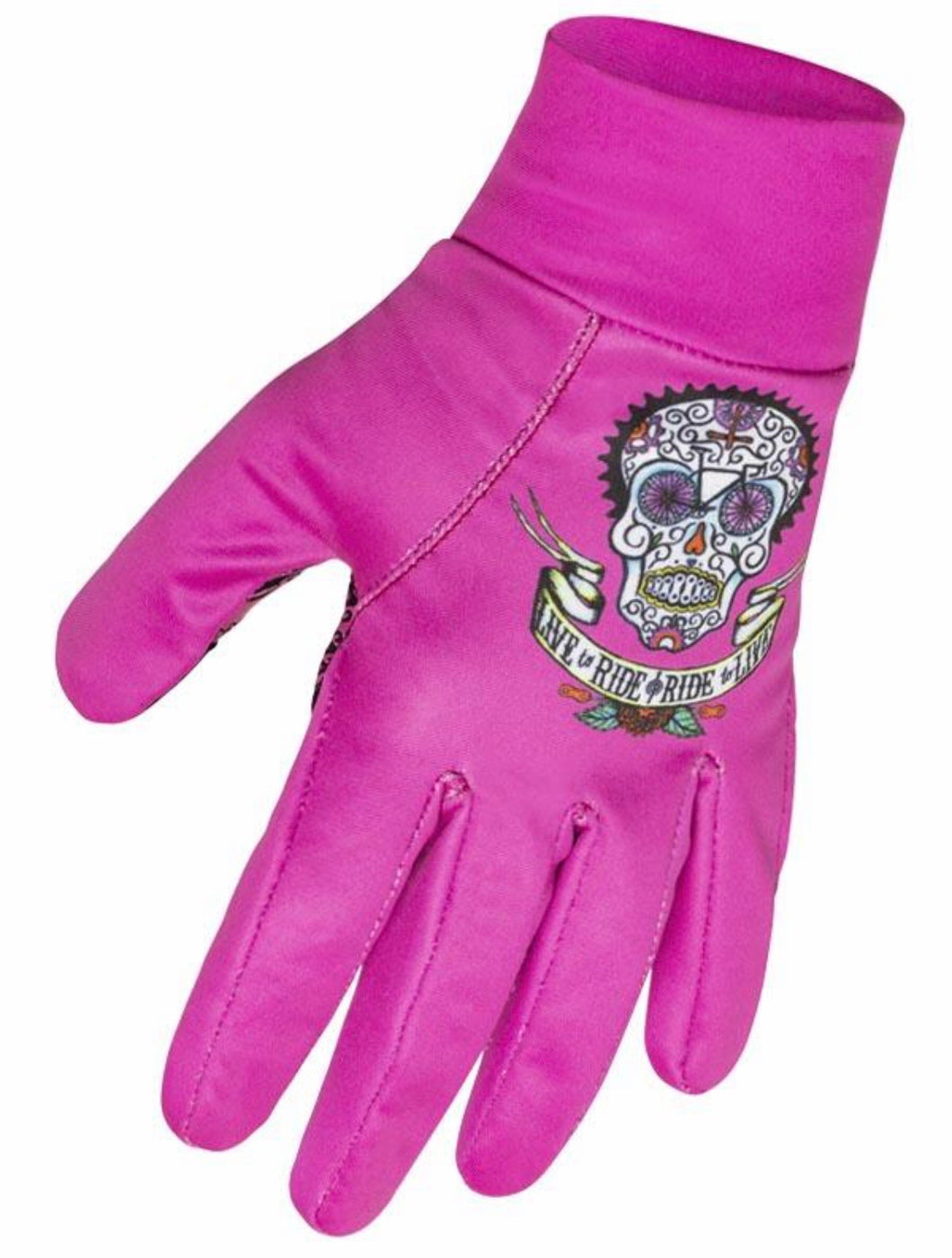 Day of the Living winter Pink Cycling Gloves