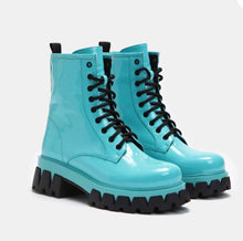 Load image into Gallery viewer, Turquoise Green Lozo Boots
