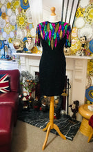 Load image into Gallery viewer, Vintage sequin &amp; Bead Cocktail Dress
