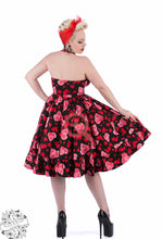 Load image into Gallery viewer, Hearts &amp; Roses Halter Dress
