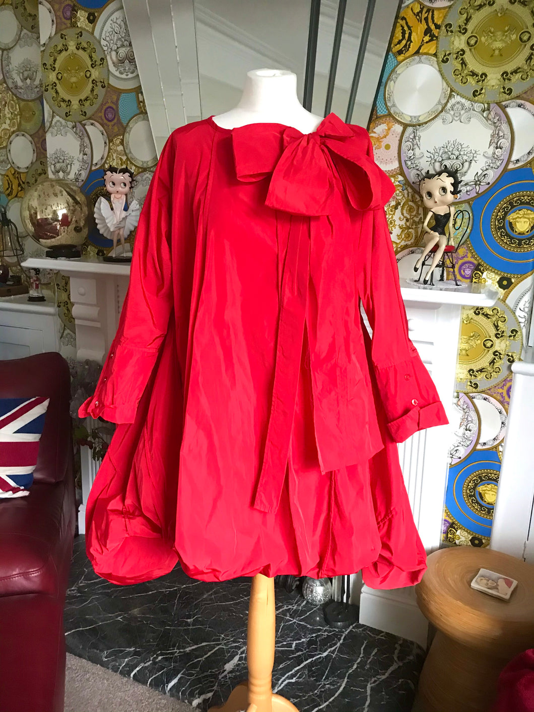 Avant Guarde Designer ‘Creare’ Ruby Red Dress