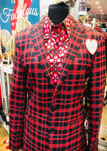 Load image into Gallery viewer, Mens Red Tartan Jacket
