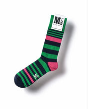 Load image into Gallery viewer, Quirky Mr D London Socks - Design Multi Stripe
