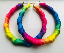 Load image into Gallery viewer, Rainbow Wrap Hoops
