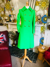 Load image into Gallery viewer, Amazing Emerald Green Aquascutum Double Breasted Tailored Wool Coat
